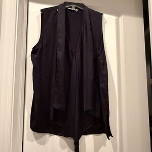 DKNY Black Sleeveless Blouse